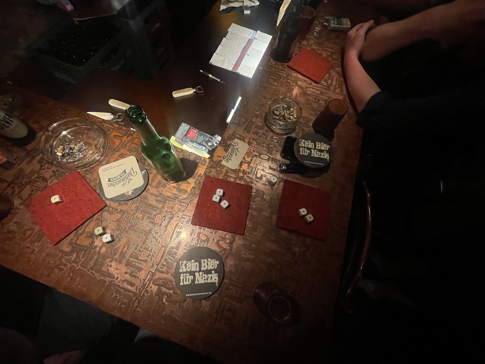 Schocken-Turnier und Würfeln im Otzentreff